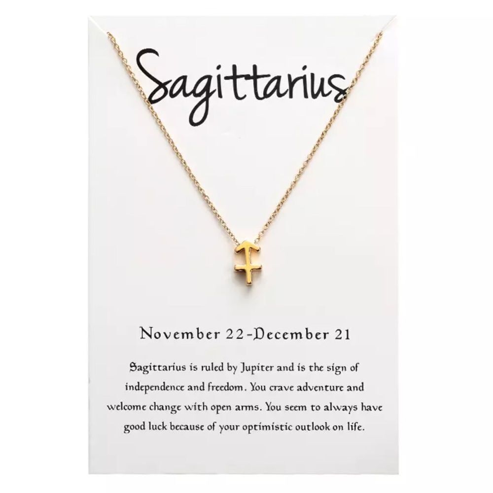 🆕Sagittarius Zodiac Pendant Necklace